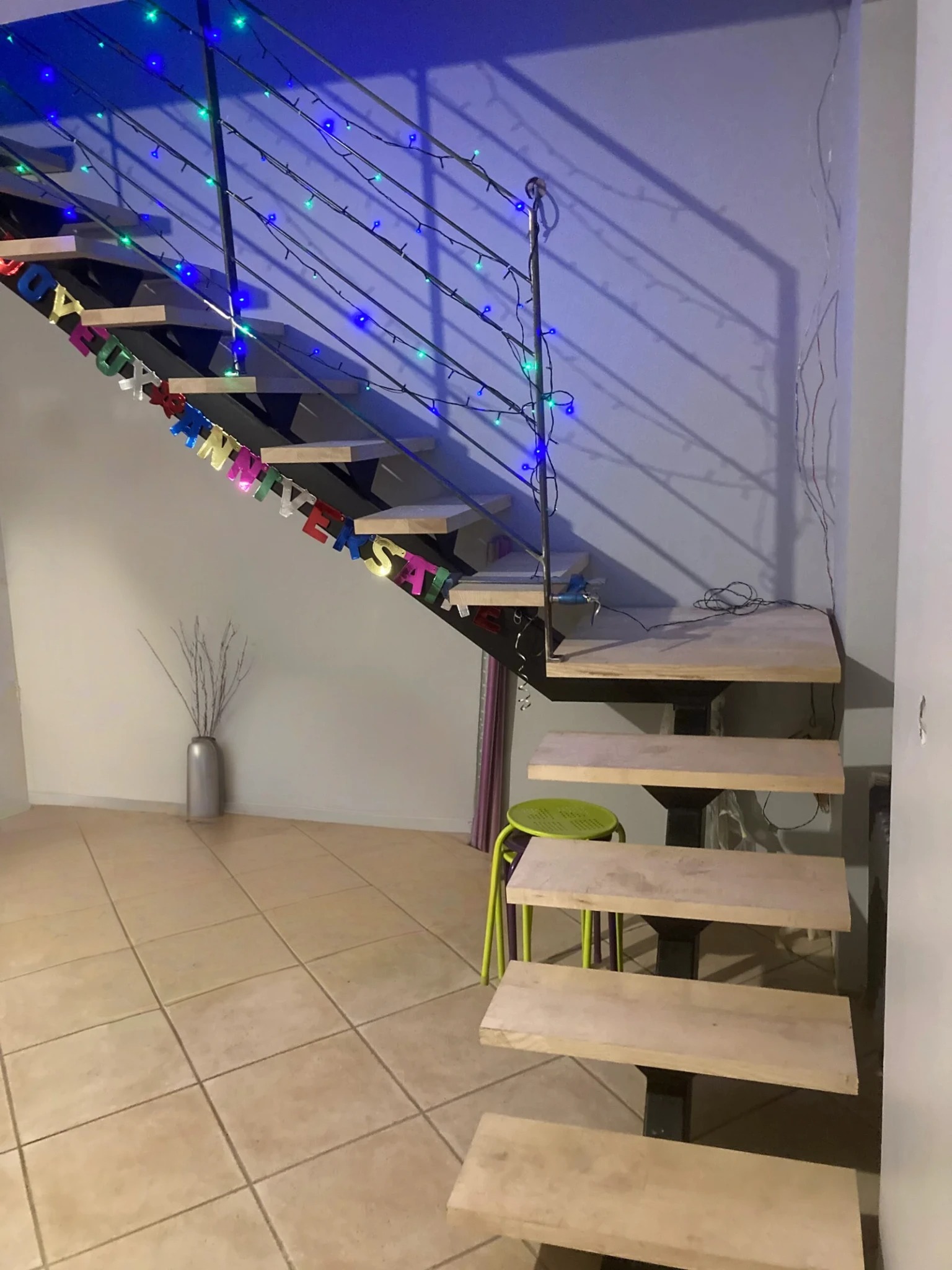 Escalier intérieur bois métal sur mesure Toulous