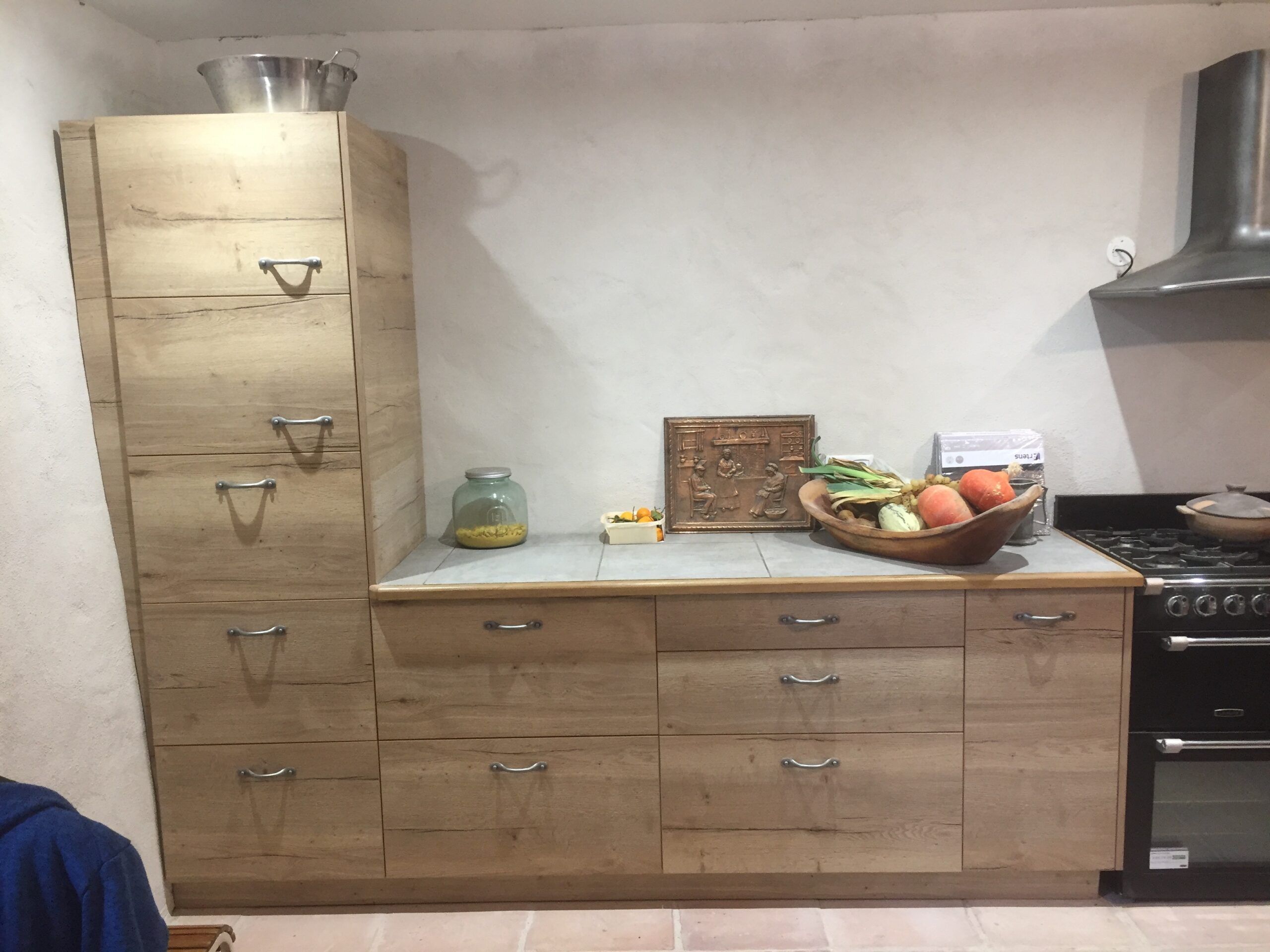 Cuisine design bois clair sur mesure Toulouse