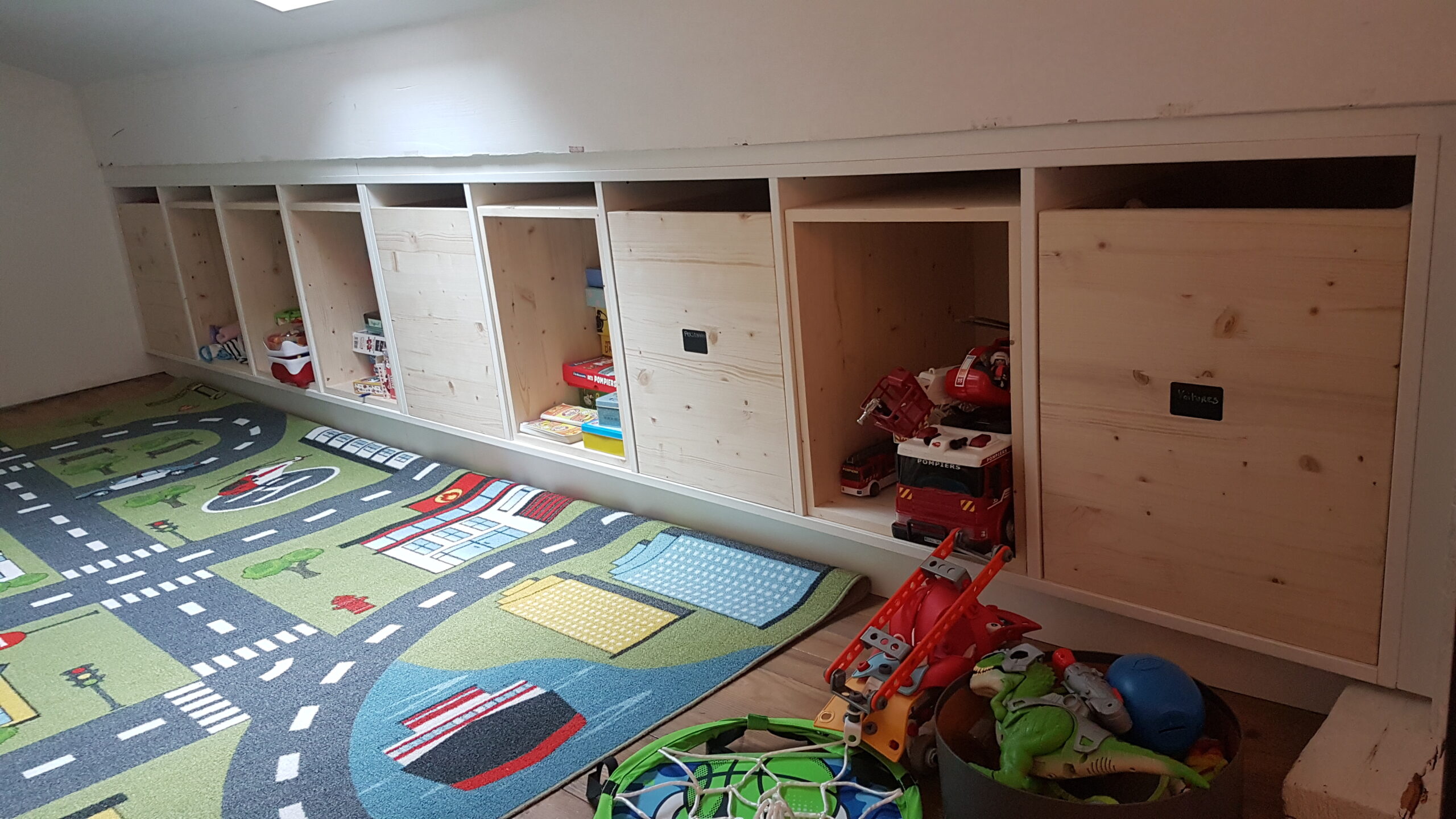 Meuble rangement enfant bois clair modulable Toulouse